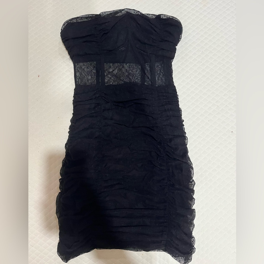 Revolve black mini dress